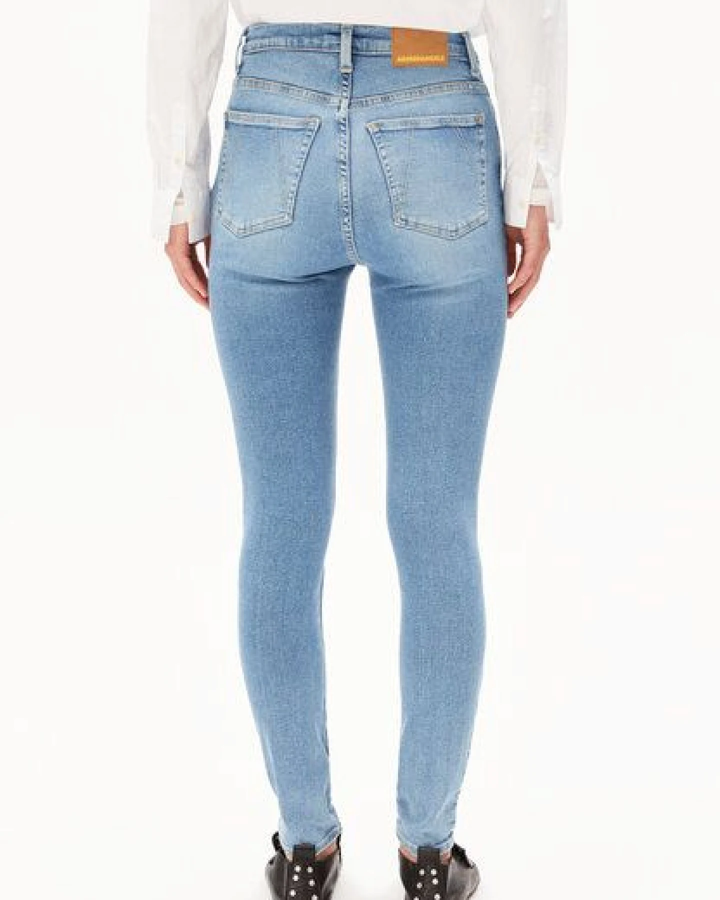 ARMEDANGELS INGAA Damen Skinny Jeans High Waist Bio-Baumwoll Mix X-Stretch – Ansicht 2