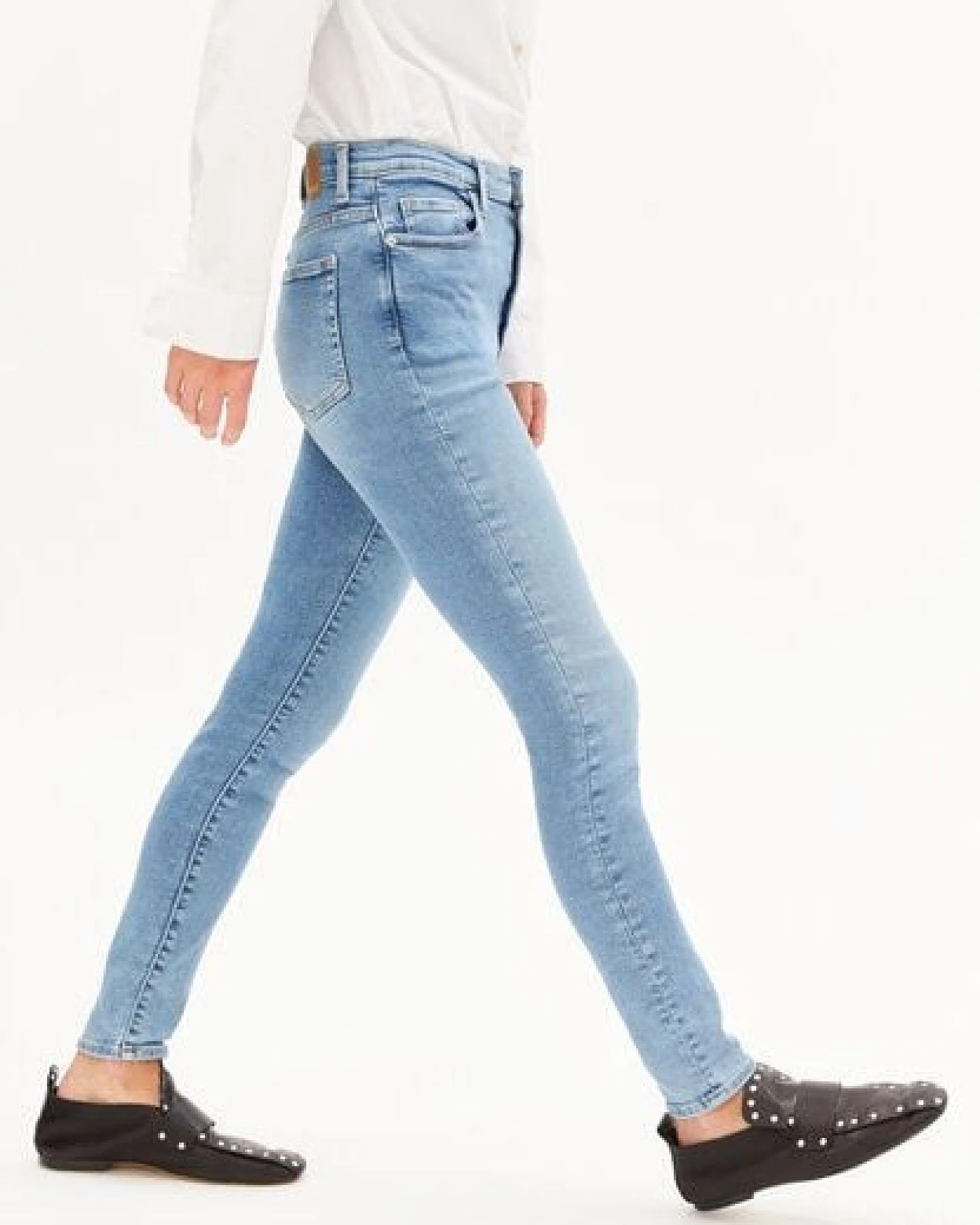 ARMEDANGELS INGAA Damen Skinny Jeans High Waist Bio-Baumwoll Mix X-Stretch – Ansicht 4