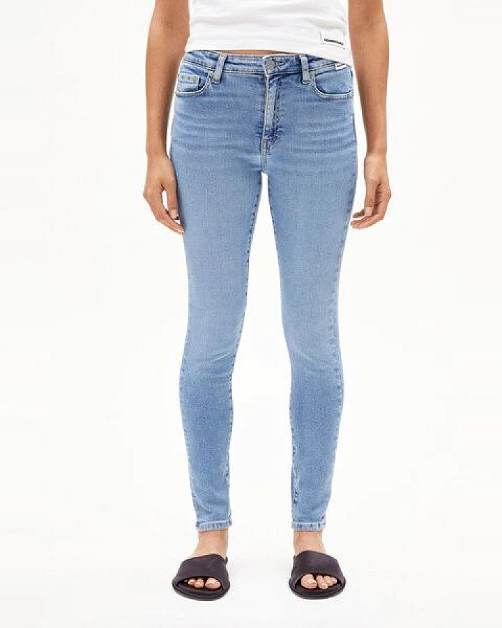 ARMEDANGELS TILLAA Damen Skinny Jeans Mid Waist Bio-Baumwoll Mix X-Stretch