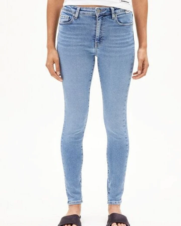 ARMEDANGELS TILLAA Damen Skinny Jeans Mid Waist Bio-Baumwoll Mix X-Stretch