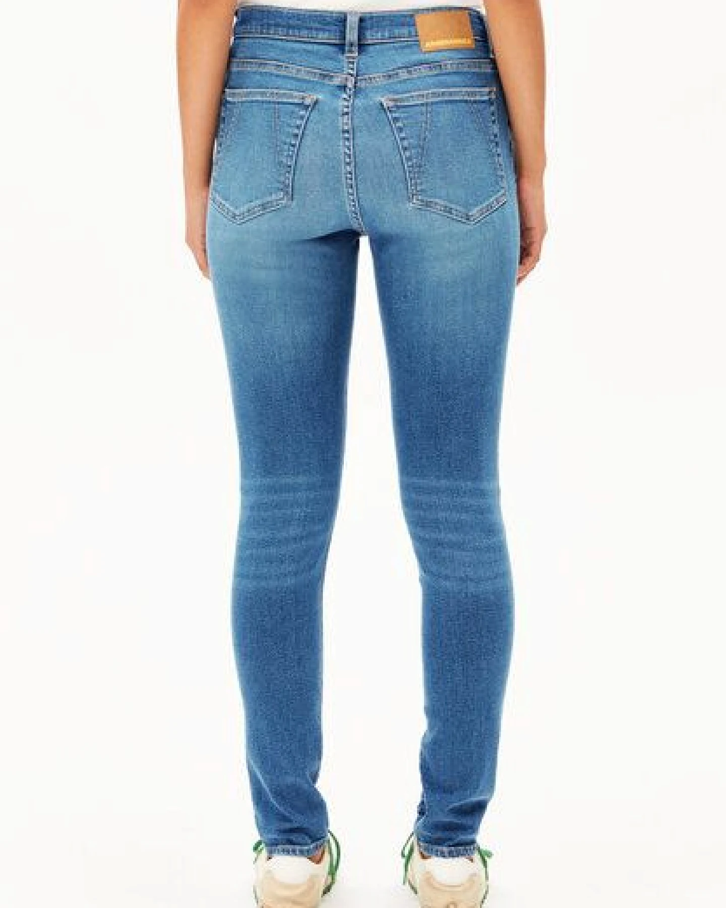 ARMEDANGELS TILLAA Damen Skinny Jeans Mid Waist Bio-Baumwoll Mix X-Stretch – Ansicht 2