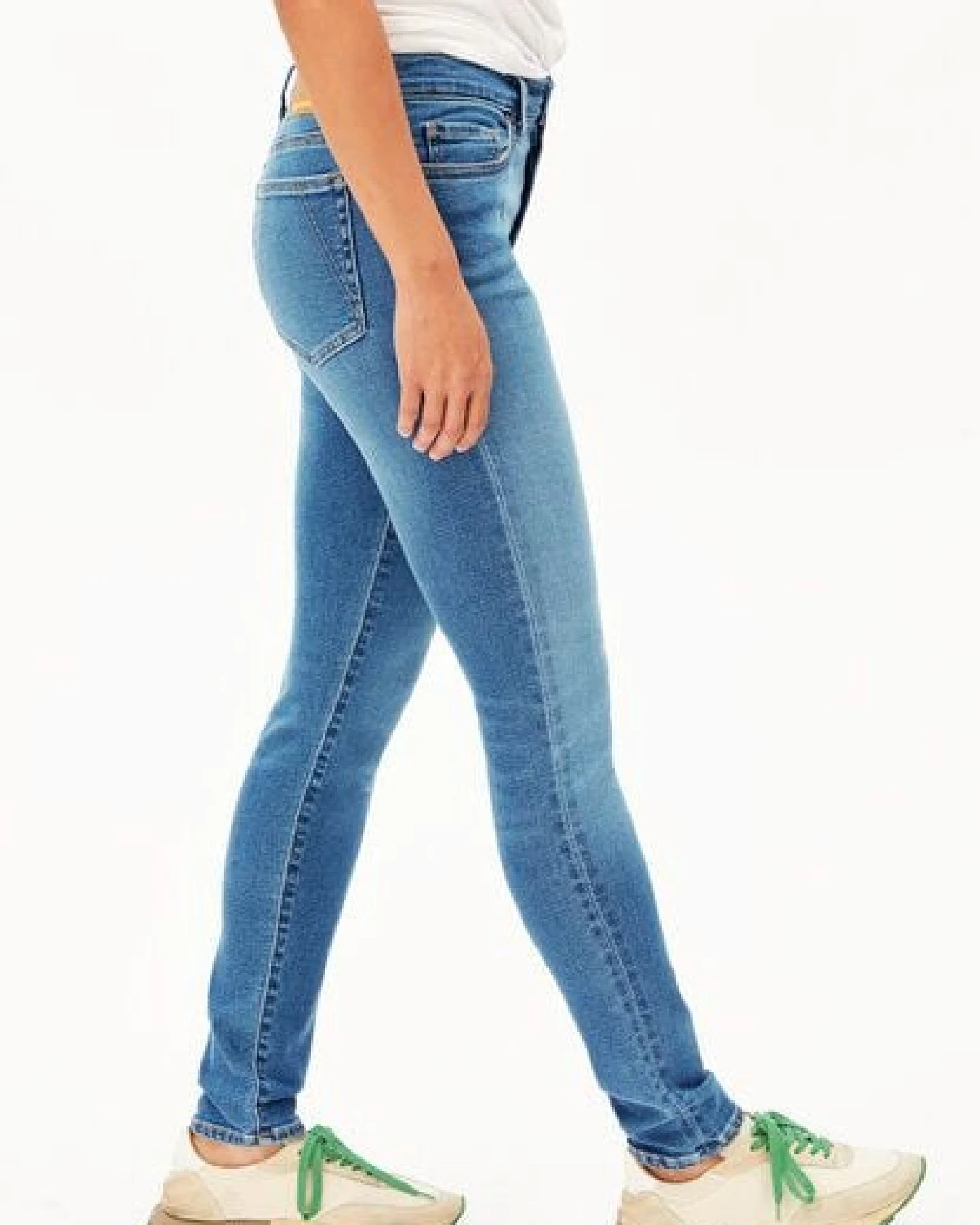 ARMEDANGELS TILLAA Damen Skinny Jeans Mid Waist Bio-Baumwoll Mix X-Stretch – Ansicht 4