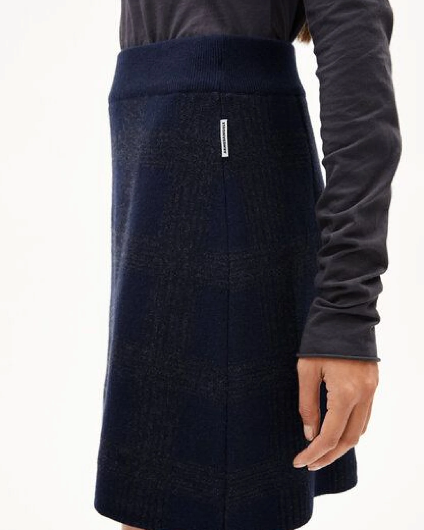 ARMEDANGELS DARLAA CHECK Damen Strickrock aus Bio-Woll Mix – Ansicht 3