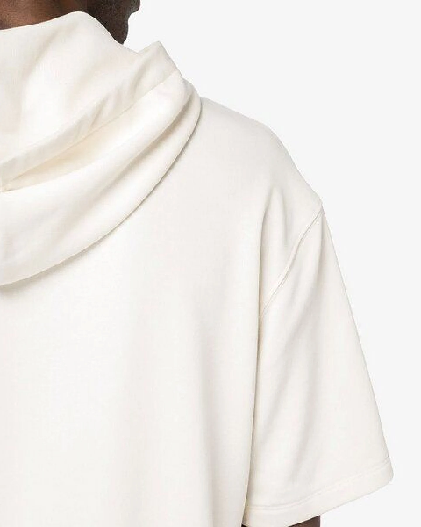 YTWOO Unisex French Terry Hoodie – Kurzarm & nachhaltig – Ansicht 3
