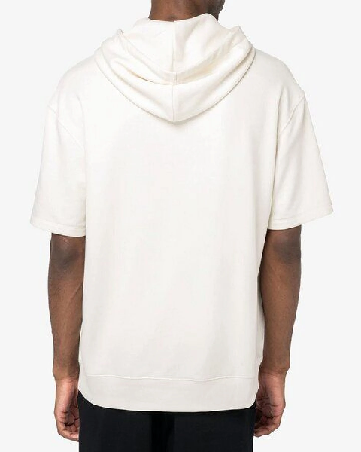 YTWOO Unisex French Terry Hoodie – Kurzarm & nachhaltig – Ansicht 4