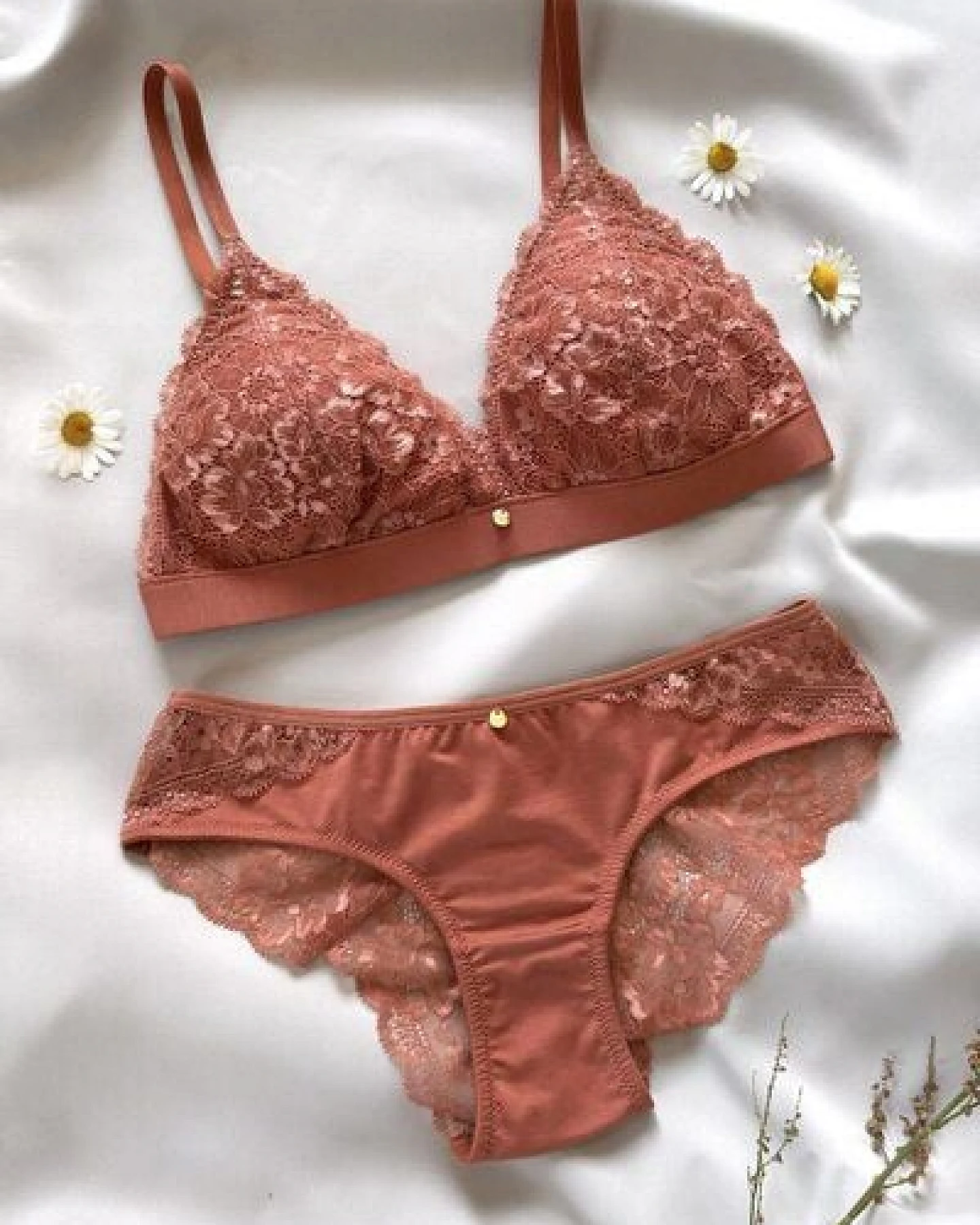 Coco Malou Spitzen-Panties Merle in terracotta rose – Ansicht 4