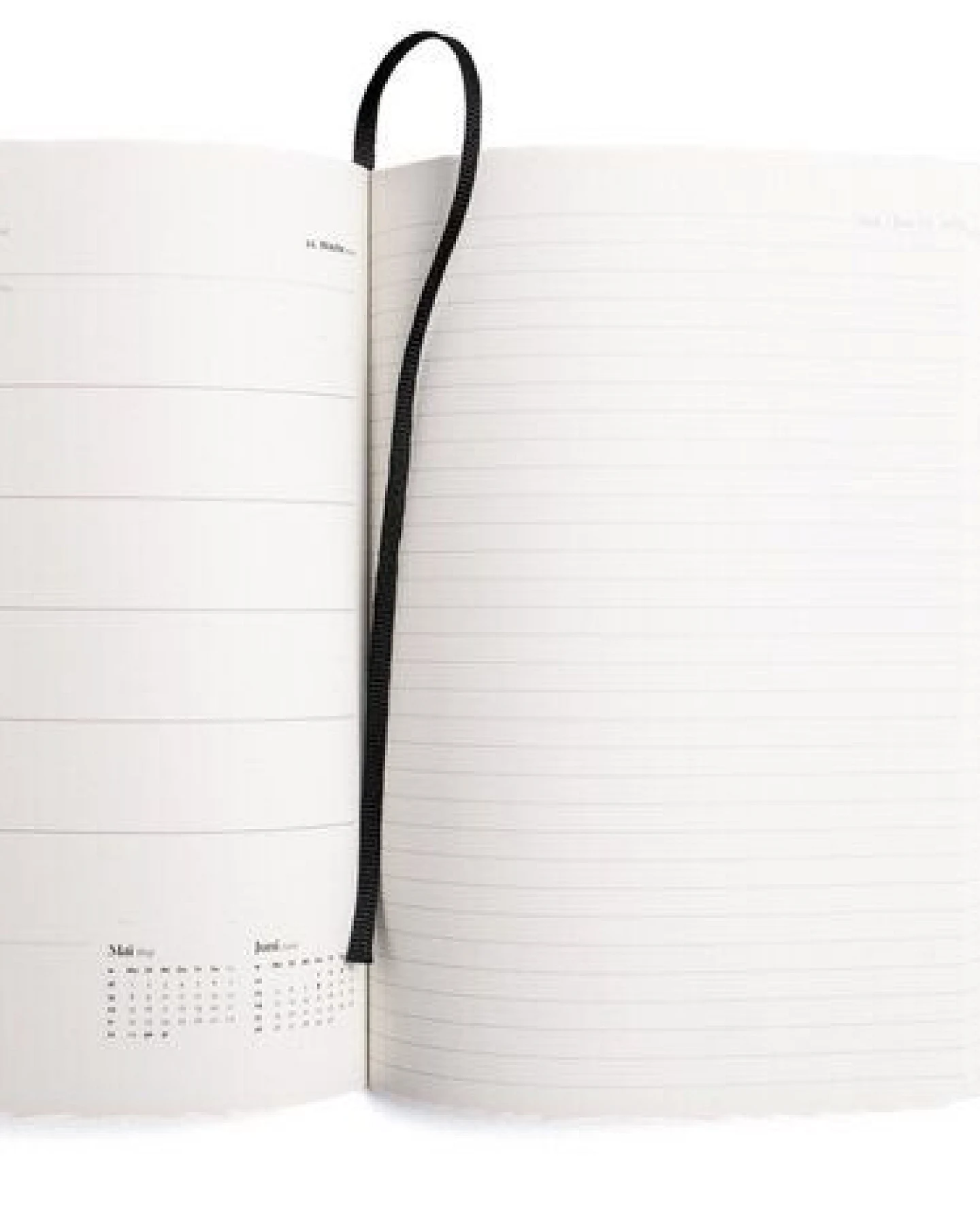 tyyp Taschenkalender 2026 A5 – Kalender aus Recyclingpapier mit schwarzem Cover, fair & vegan – Ansicht 3
