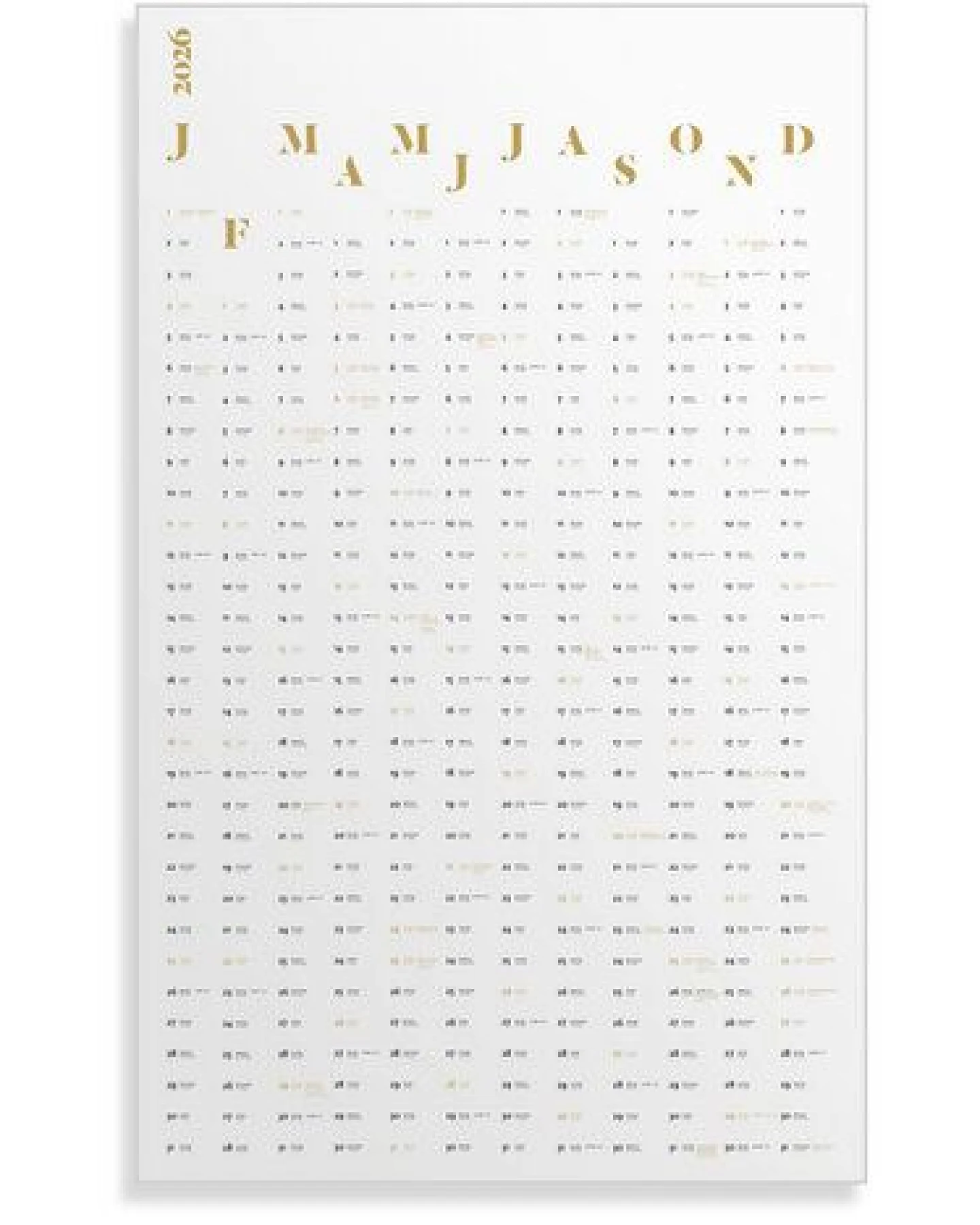 tyyp Wandkalender 2026 – 100% Recyclingpapier – beidseitig – Made in Germany – Ansicht 3