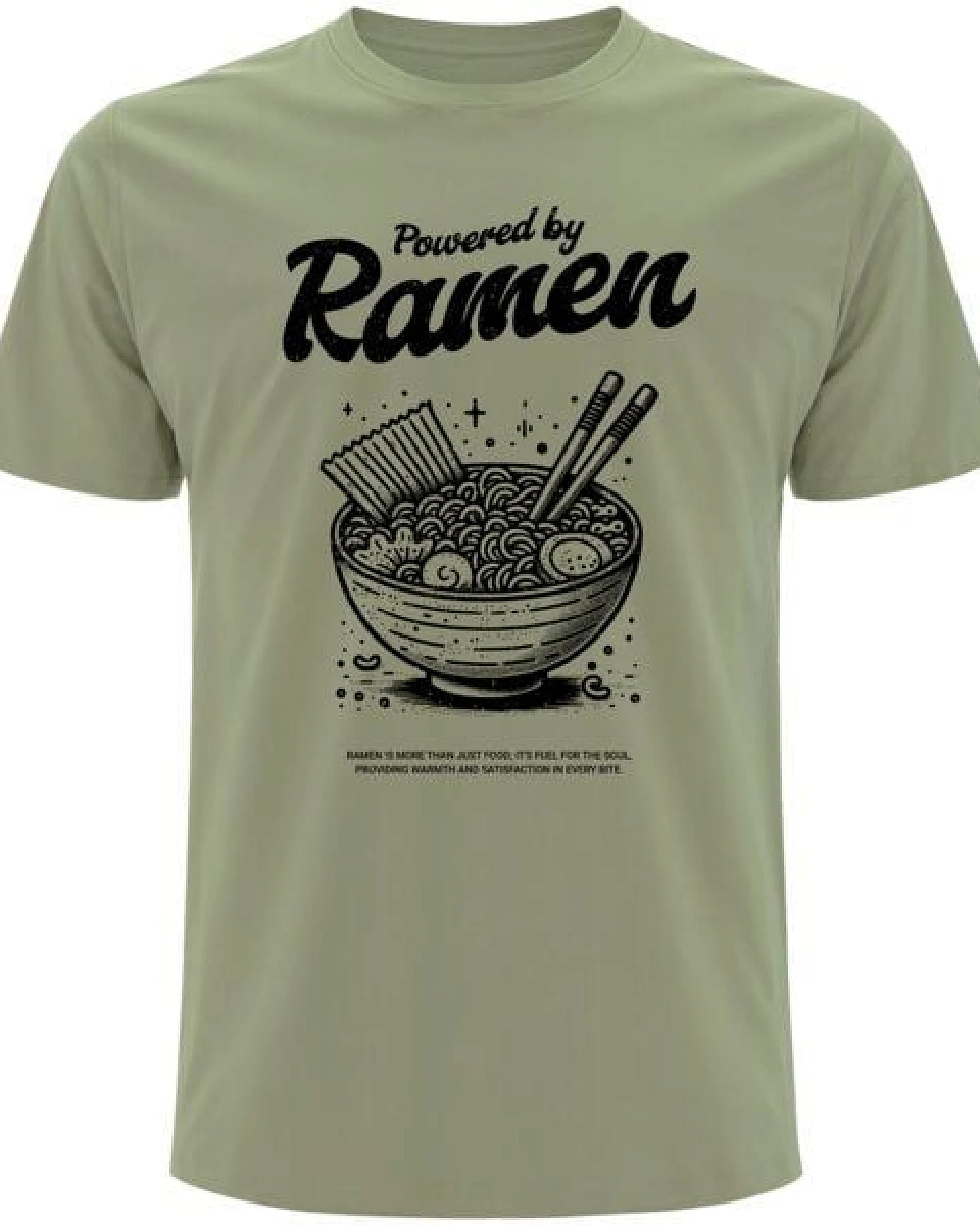 Spreecult Ramen - Bio und Fair - Männer Unisex T-Shirt - Fun Retro Essen – Ansicht 2