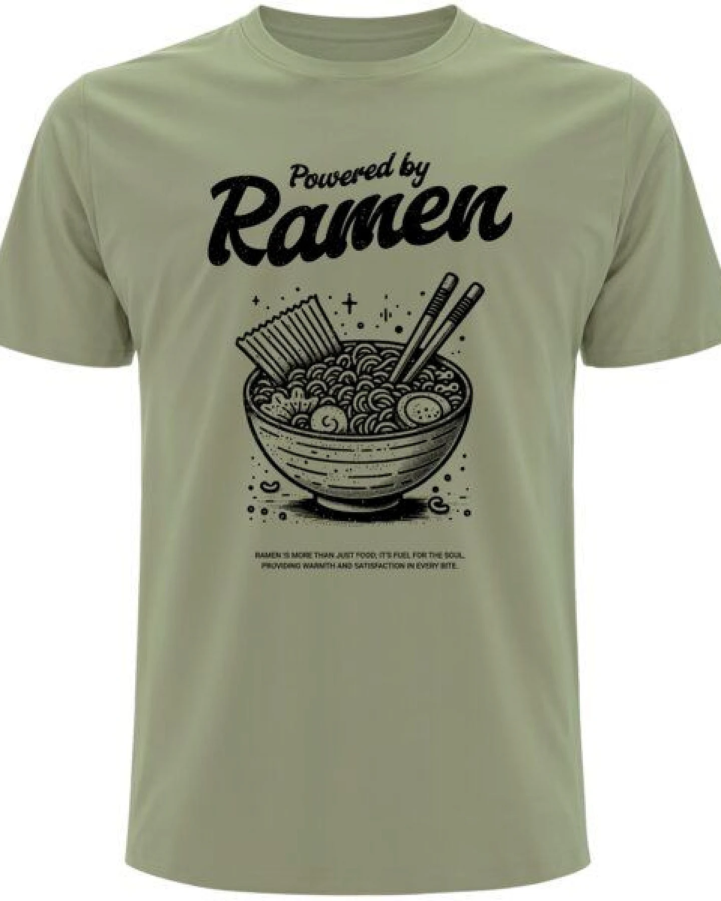 Spreecult Ramen - Bio und Fair - Männer Unisex T-Shirt - Fun Retro Essen – Ansicht 2