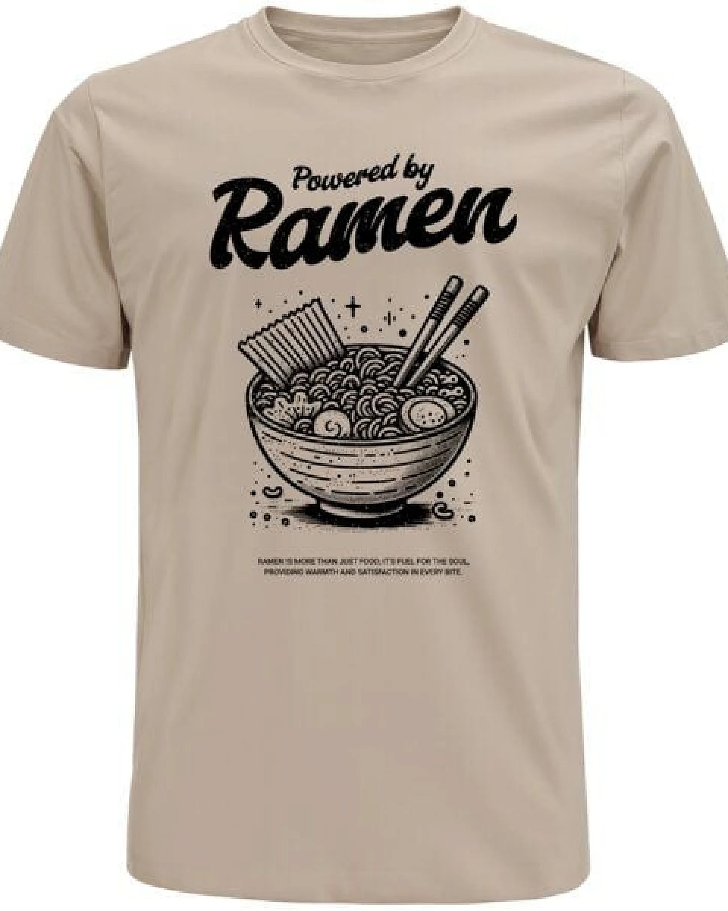 Spreecult Ramen - Bio und Fair - Männer Unisex T-Shirt - Fun Retro Essen – Ansicht 2