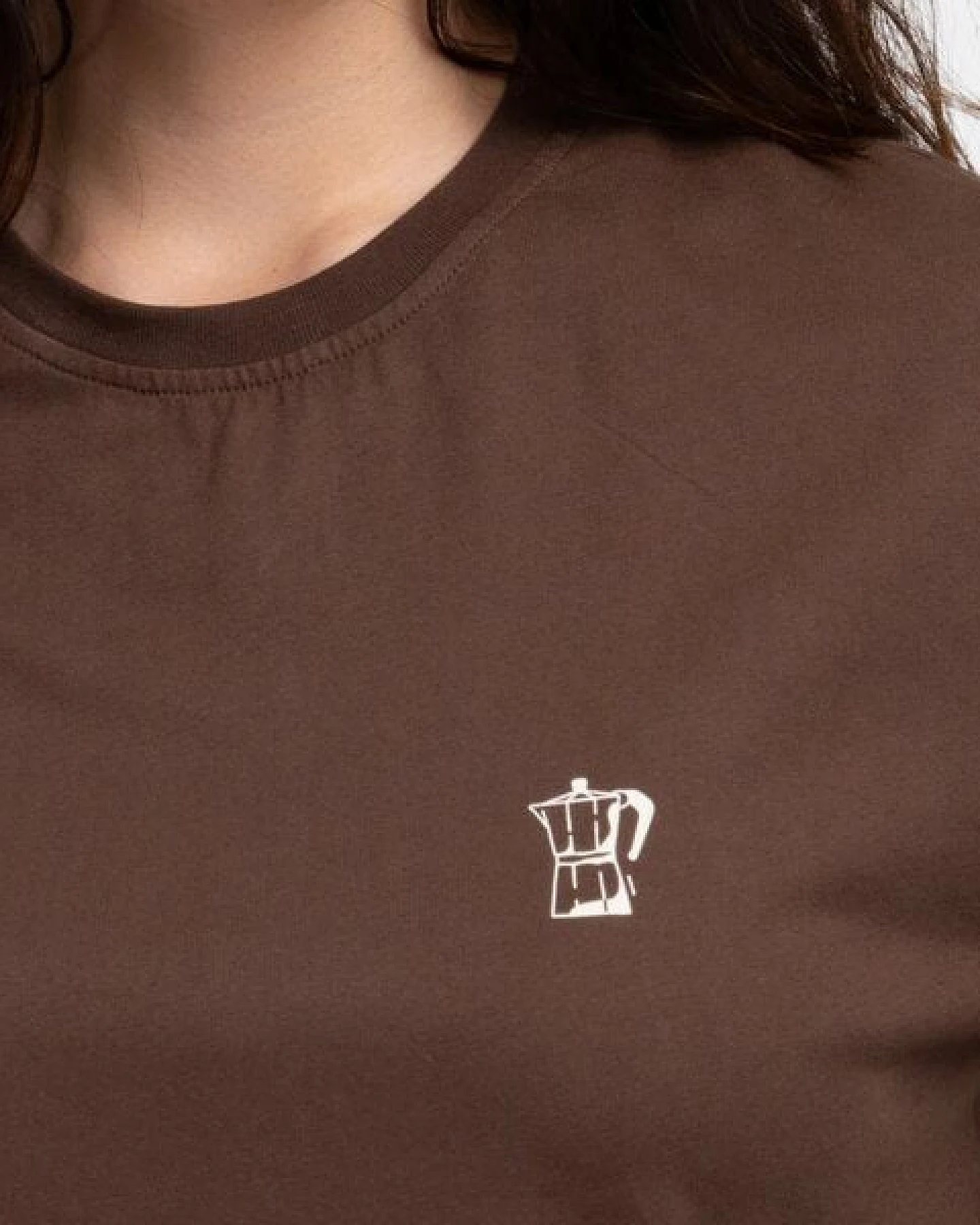 Natural Vibes T-Shirt Coffee Bio GOTS – Ansicht 2