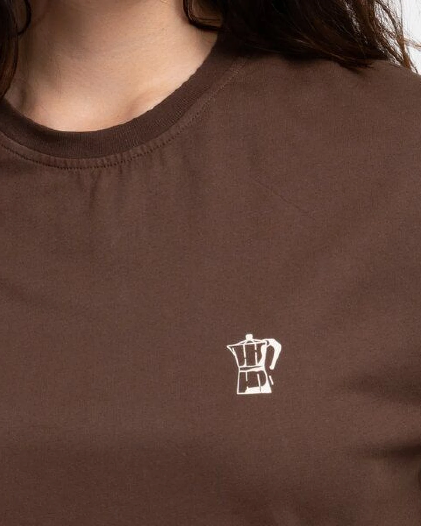 Natural Vibes T-Shirt Coffee Bio GOTS – Ansicht 2