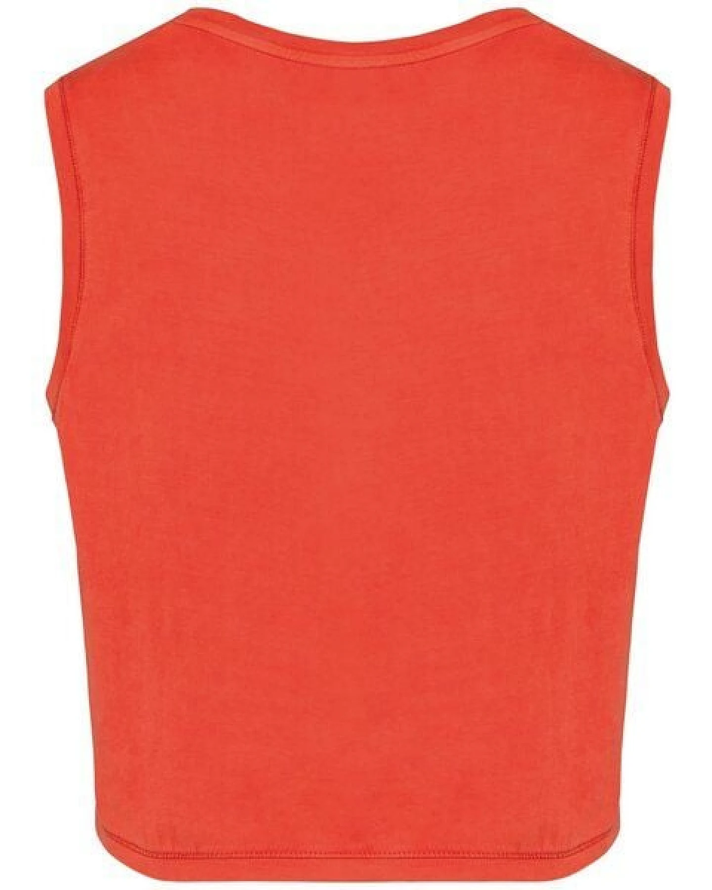 Greenspired Umweltfreundliches ärmelloses Cropped Damen-T-Shirt 165g/m² – Ansicht 2