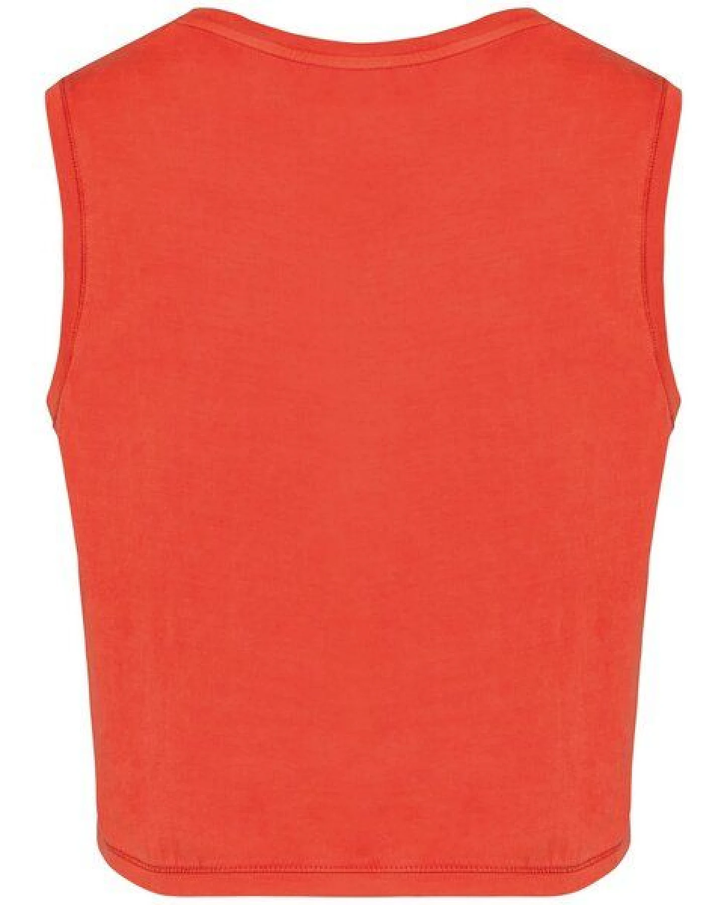 Greenspired Umweltfreundliches ärmelloses Cropped Damen-T-Shirt 165g/m² – Ansicht 2