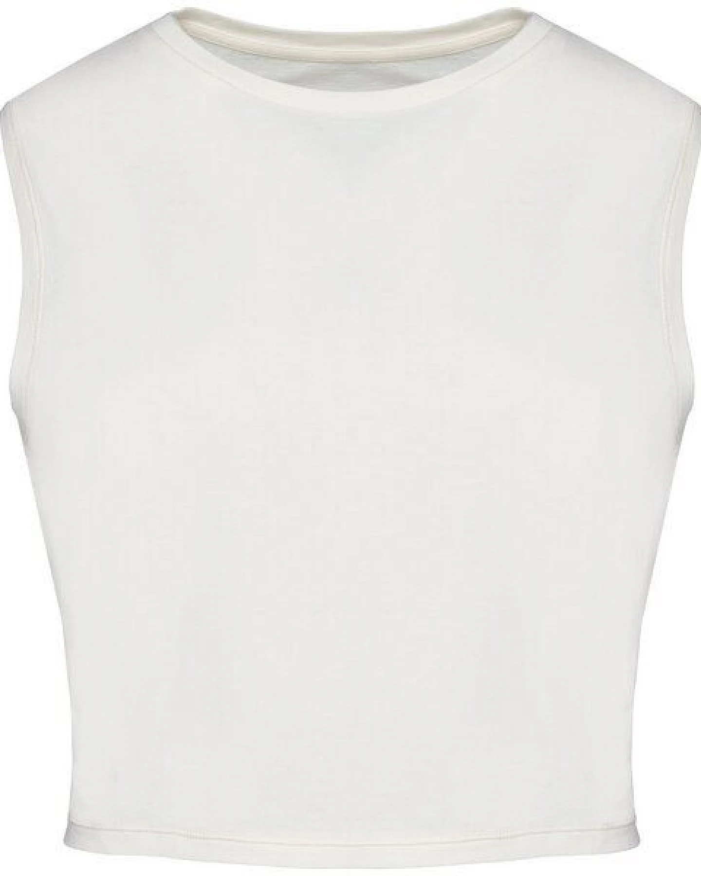 Greenspired Umweltfreundliches ärmelloses Cropped Damen-T-Shirt 165g/m² – Ansicht 2