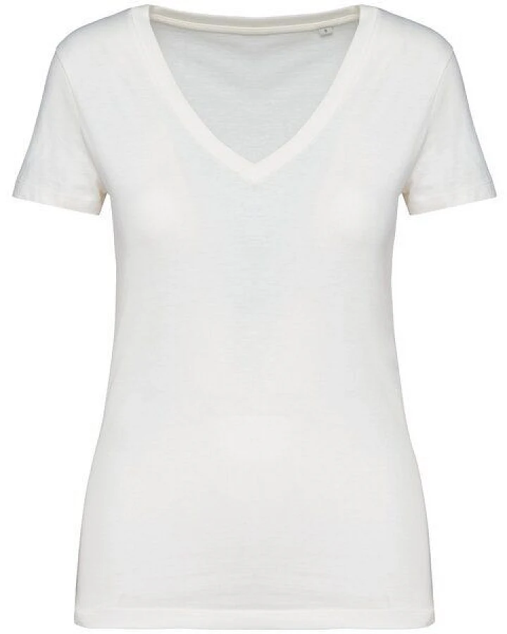 Greenspired Damen V-Neck T-Shirt aus Bio-Baumwolle 155g/m²