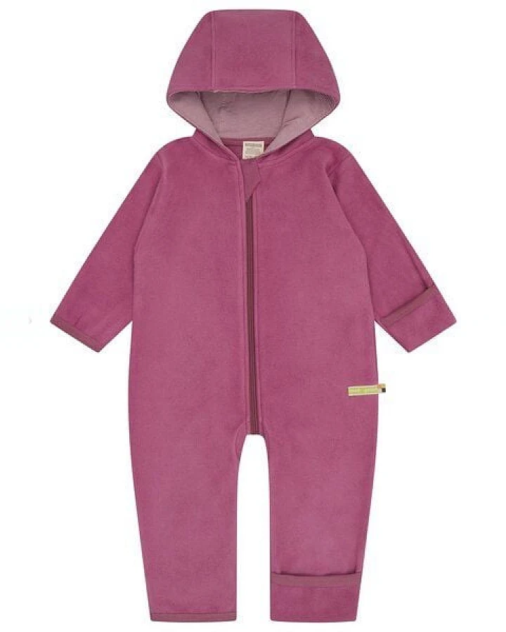 loud + proud Baby Overall aus Baumwoll-Fleece, GOTS-zertifiziert