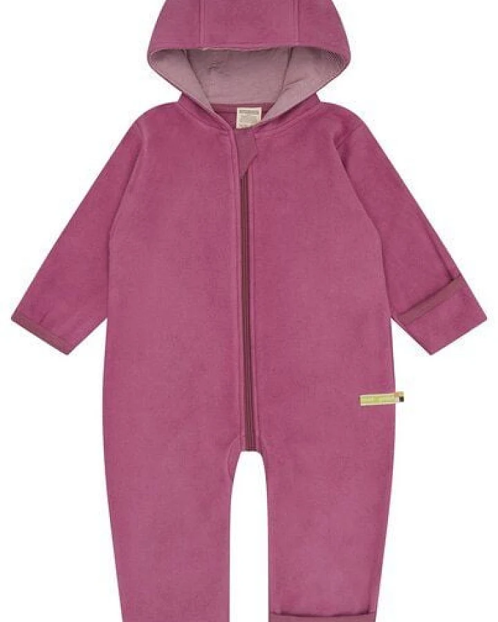 loud + proud Baby Overall aus Baumwoll-Fleece, GOTS-zertifiziert