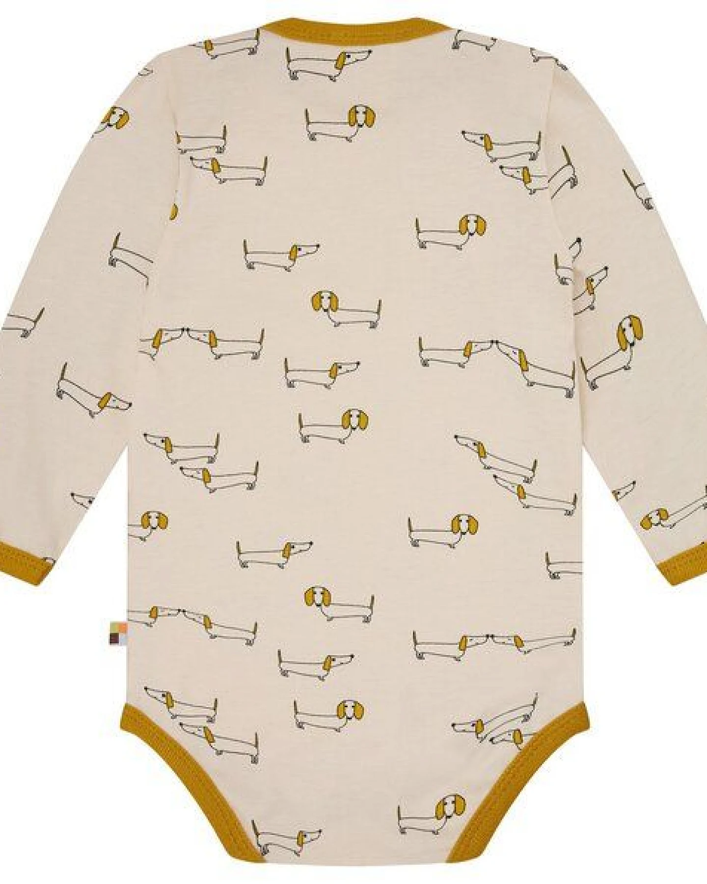 loud + proud Babys & Kinder Body langarm mit Druck, GOTS-zertifiziert – Ansicht 2