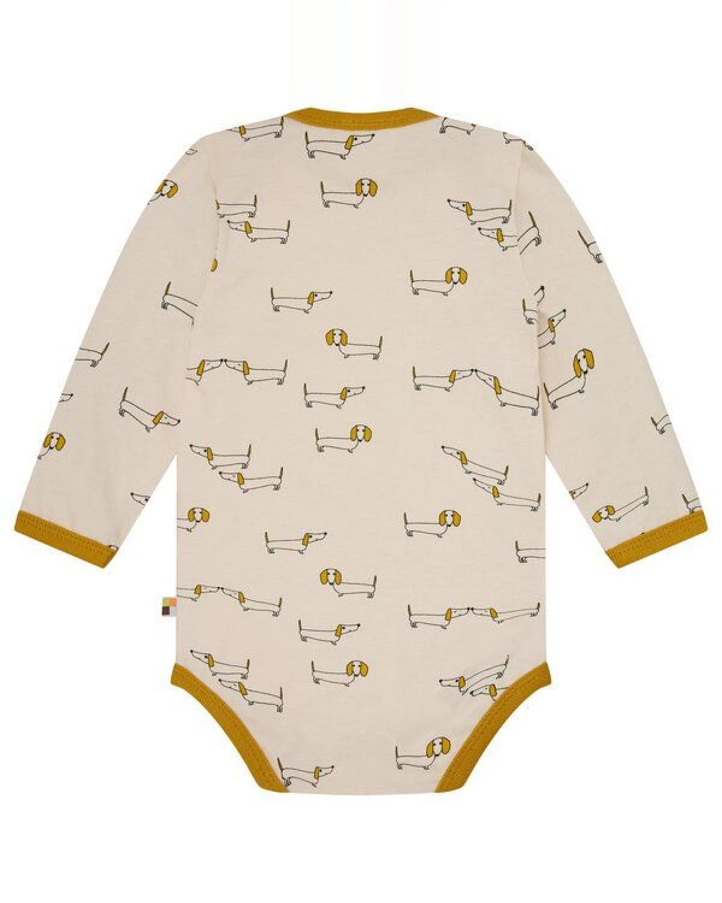 loud + proud Babys & Kinder Body langarm mit Druck, GOTS-zertifiziert – Ansicht 2