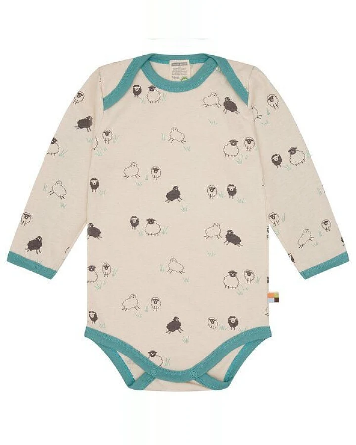 loud + proud Babys & Kinder Body langarm mit Druck, GOTS-zertifiziert