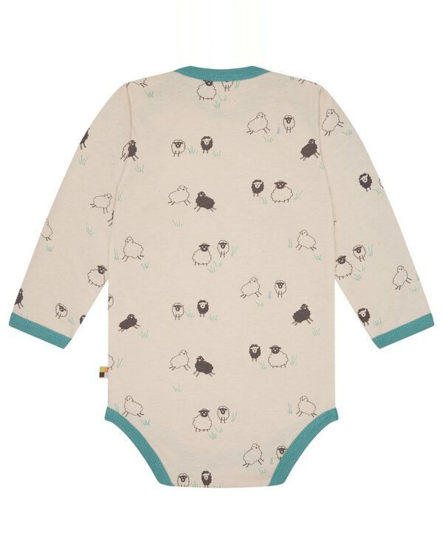 loud + proud Babys & Kinder Body langarm mit Druck, GOTS-zertifiziert – Ansicht 2