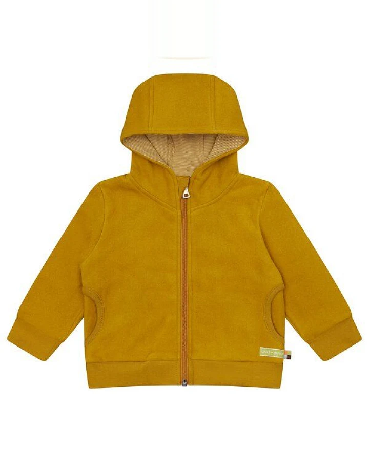 loud + proud Babys & Kinder Jacke aus Baumwoll-Fleece, GOTS-zertifiziert