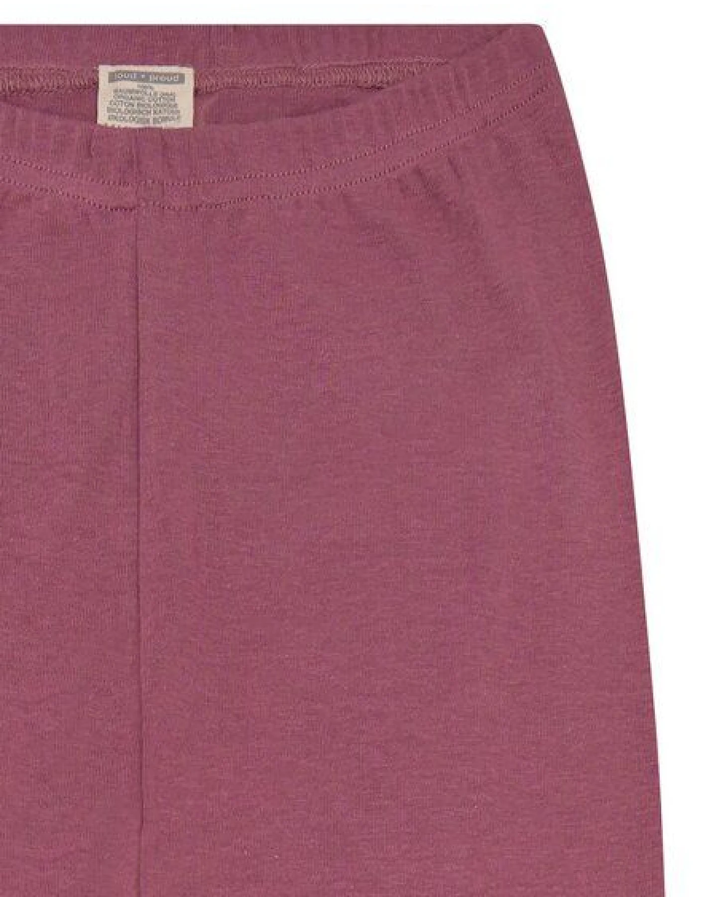 loud + proud Kinder Feinripp Legging, GOTS-zertifiziert – Ansicht 3
