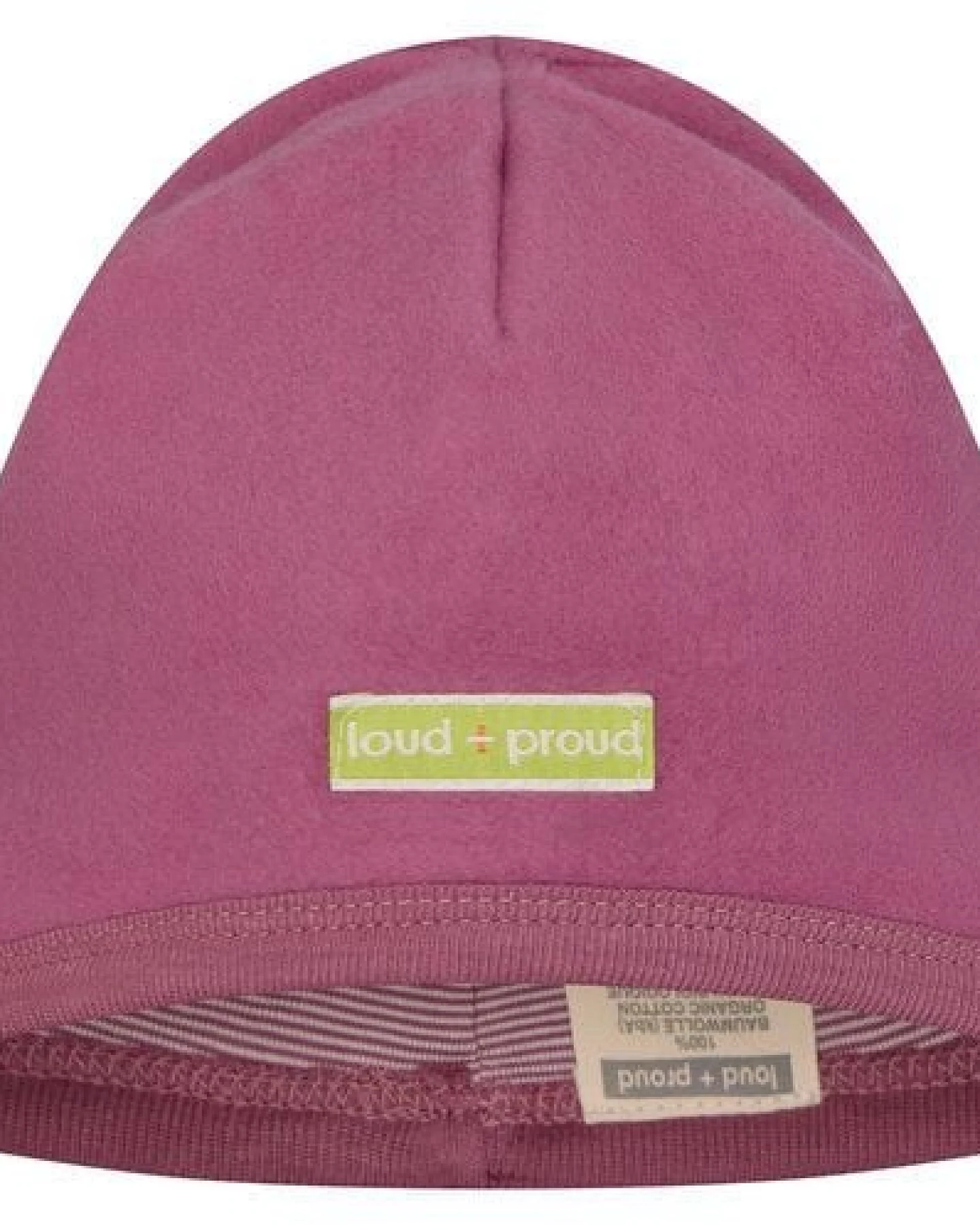 loud + proud Babys & Kinder Wendemütze aus Baumwoll-Fleece, GOTS-zertifiziert – Ansicht 2