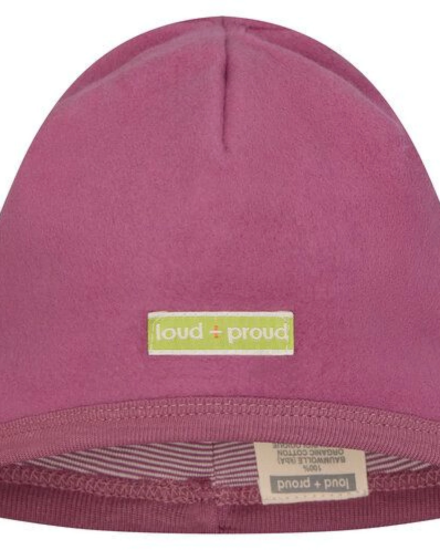 loud + proud Babys & Kinder Wendemütze aus Baumwoll-Fleece, GOTS-zertifiziert – Ansicht 2