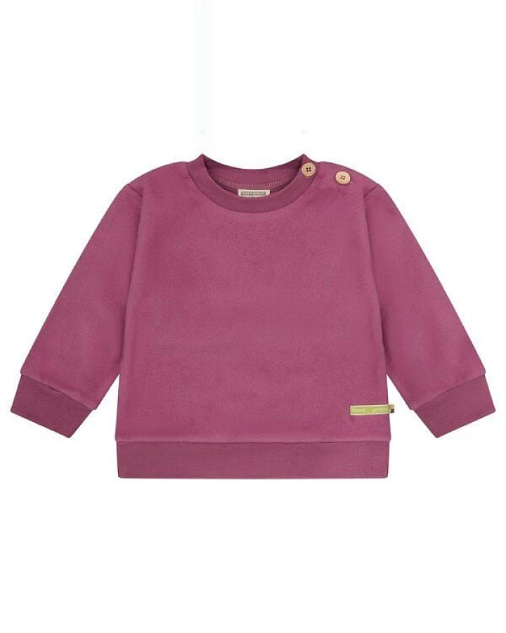 loud + proud Babys & Kinder Fleece-Sweatshirt, GOTS-zertifiziert