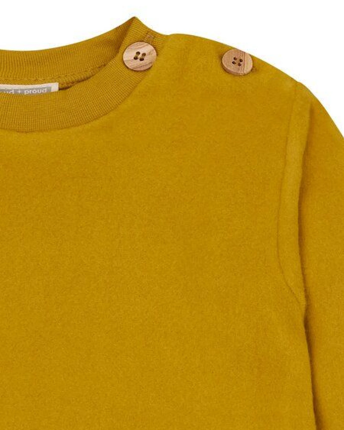 loud + proud Babys & Kinder Fleece-Sweatshirt, GOTS-zertifiziert – Ansicht 3
