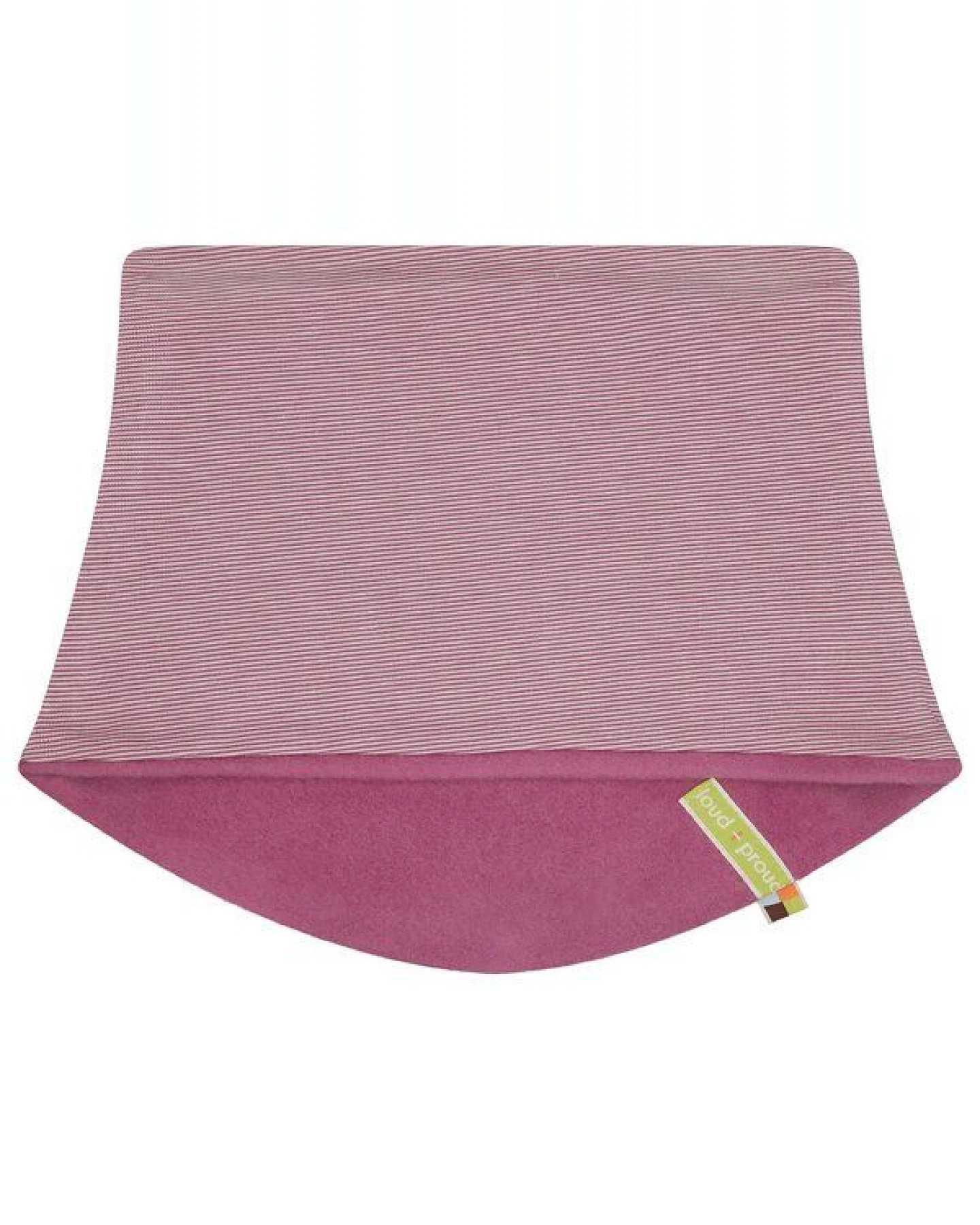 loud + proud Babys & Kinder Wende-Schlauchschal aus Baumwoll-Fleece, GOTS-zertifiziert – Ansicht 2