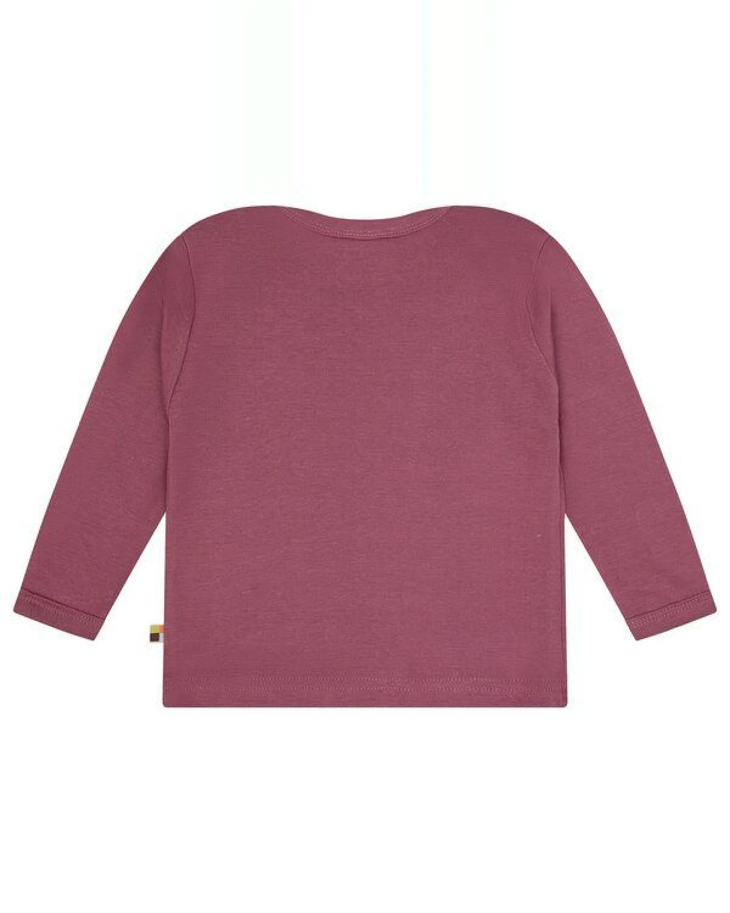 loud + proud Babys & Kinder Shirt langarm uni, GOTS-zertifiziert – Ansicht 2