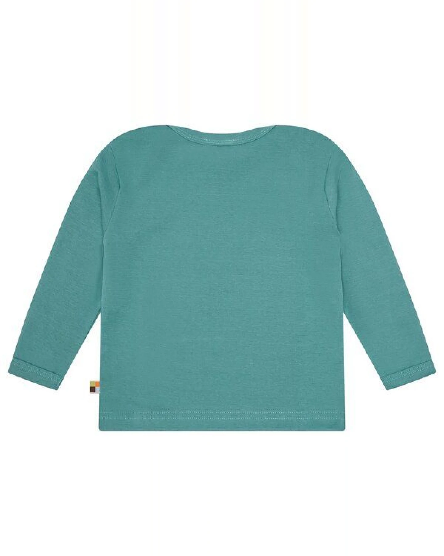 loud + proud Babys & Kinder Shirt langarm uni, GOTS-zertifiziert – Ansicht 2