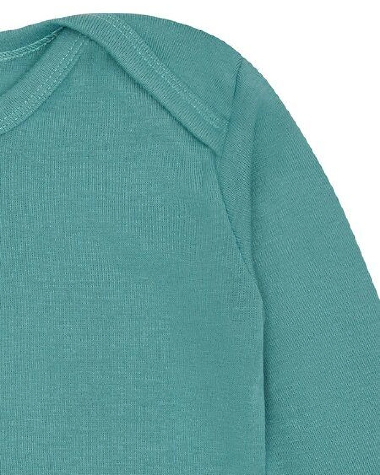 loud + proud Babys & Kinder Shirt langarm uni, GOTS-zertifiziert – Ansicht 3