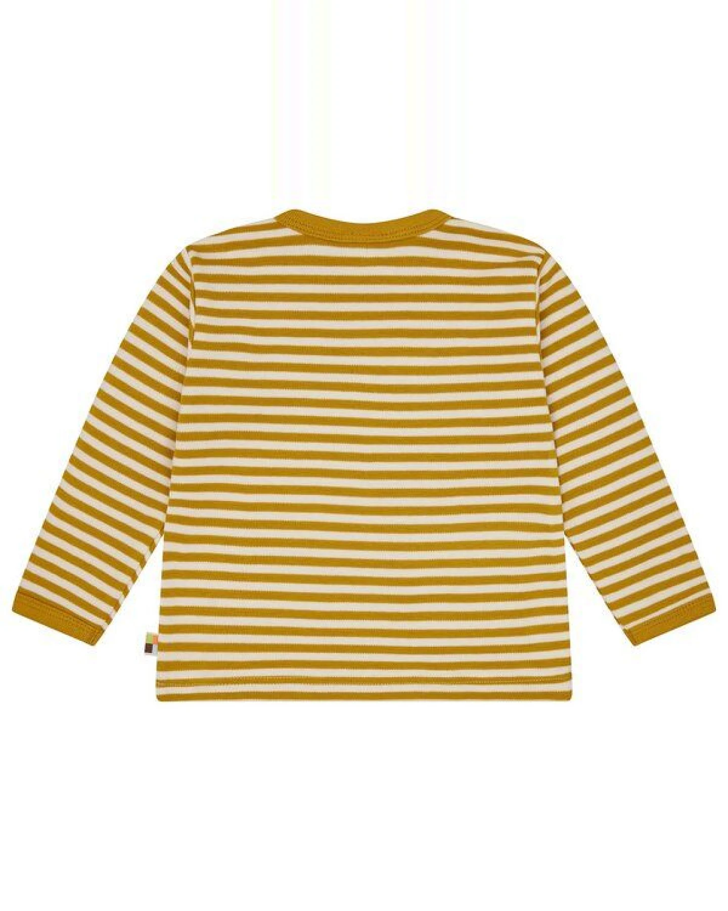 loud + proud Babys & Kinder Shirt Interlock Ringel, GOTS-zertifiziert – Ansicht 2
