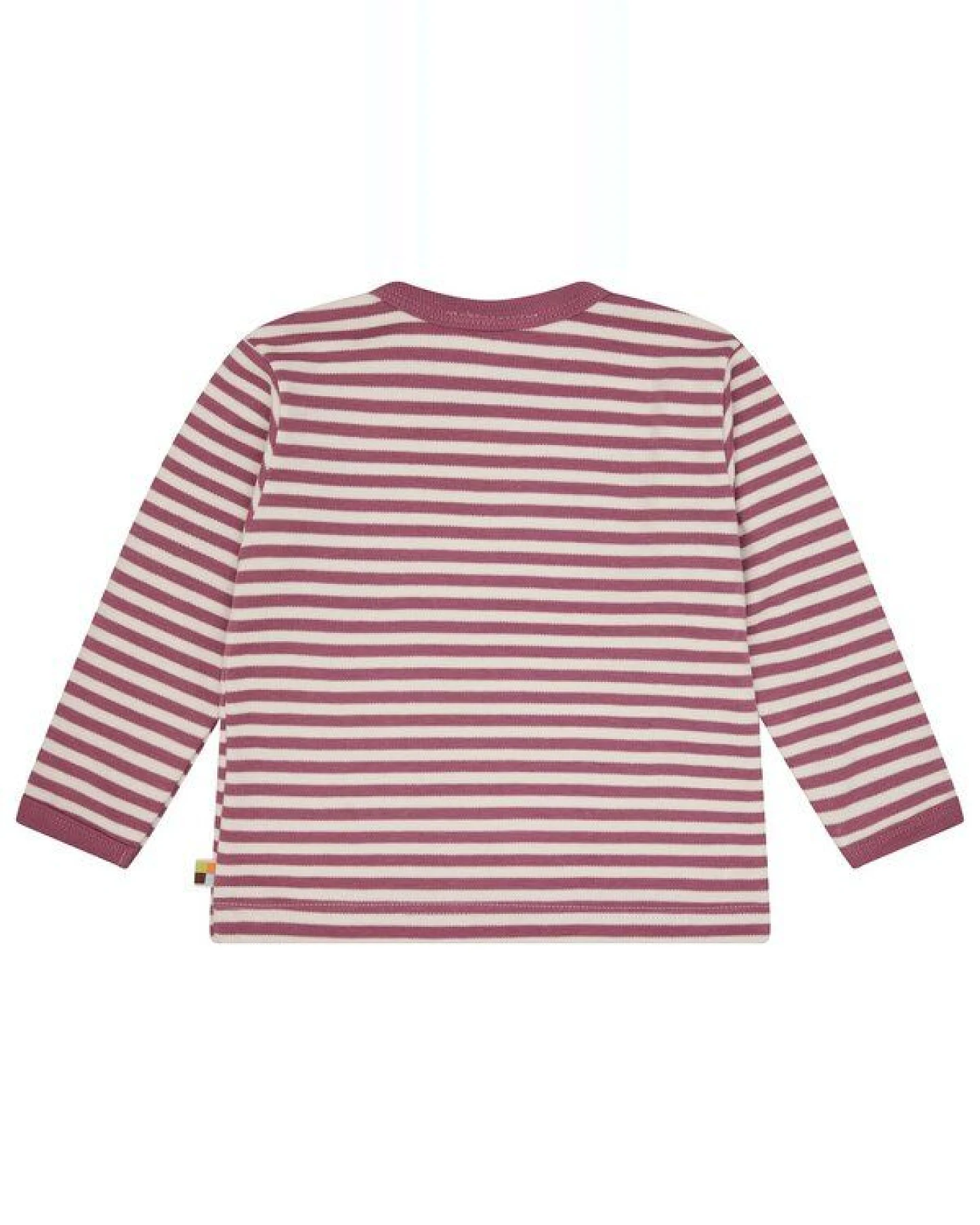 loud + proud Babys & Kinder Shirt Interlock Ringel, GOTS-zertifiziert – Ansicht 2
