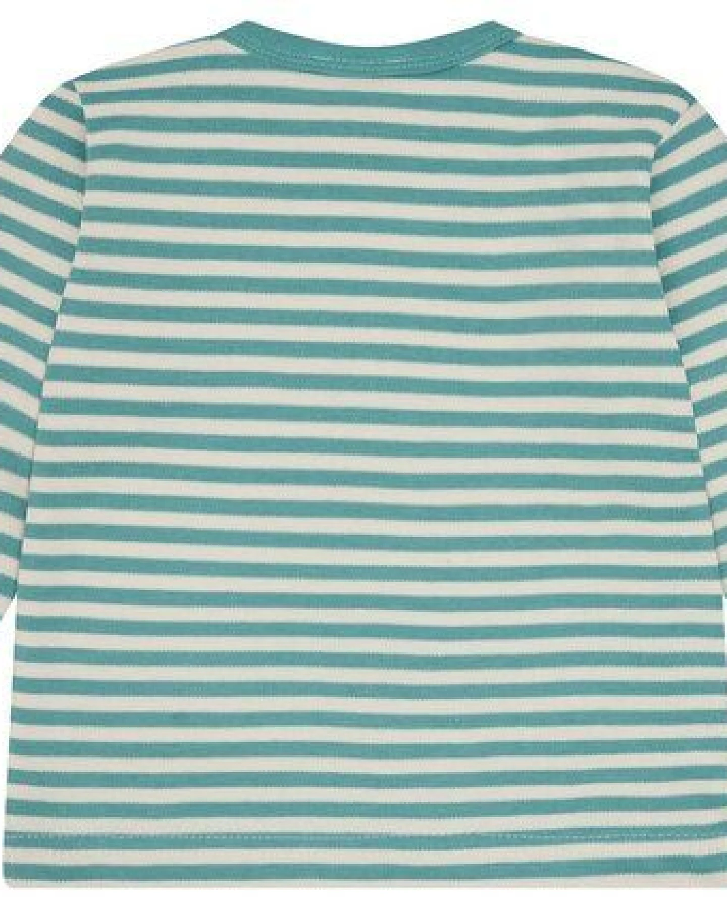 loud + proud Babys & Kinder Shirt Interlock Ringel, GOTS-zertifiziert – Ansicht 2
