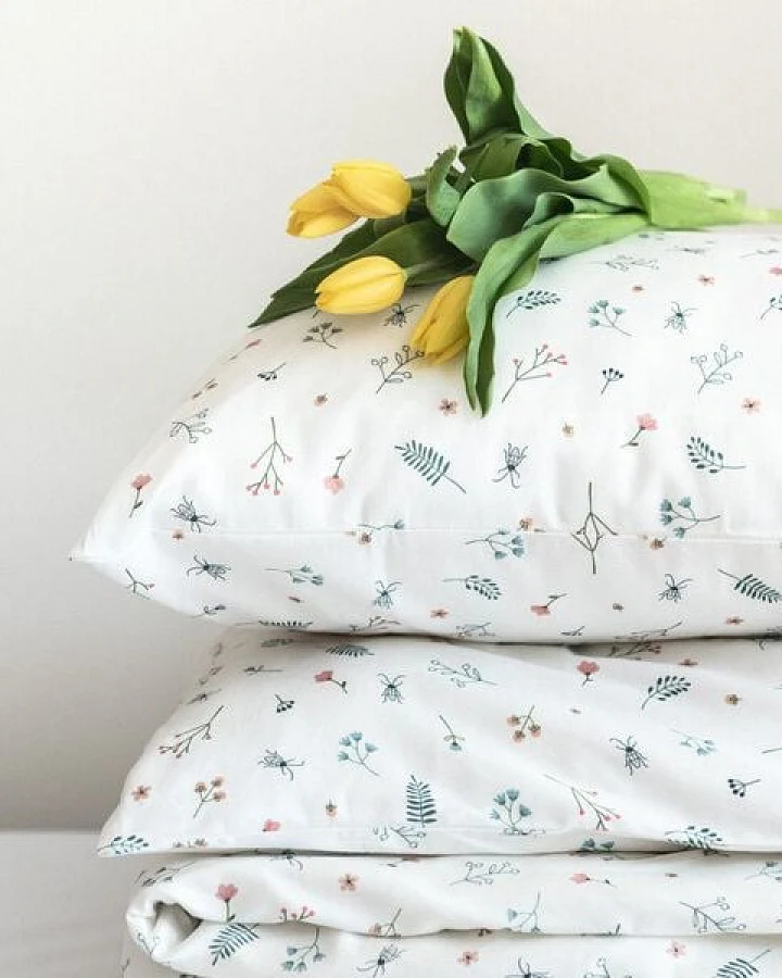 Lesen - Design-Bettwäsche Nachhaltiges Bettwäsche-Set aus 100% BIO-Baumwollsatin - Käfer
