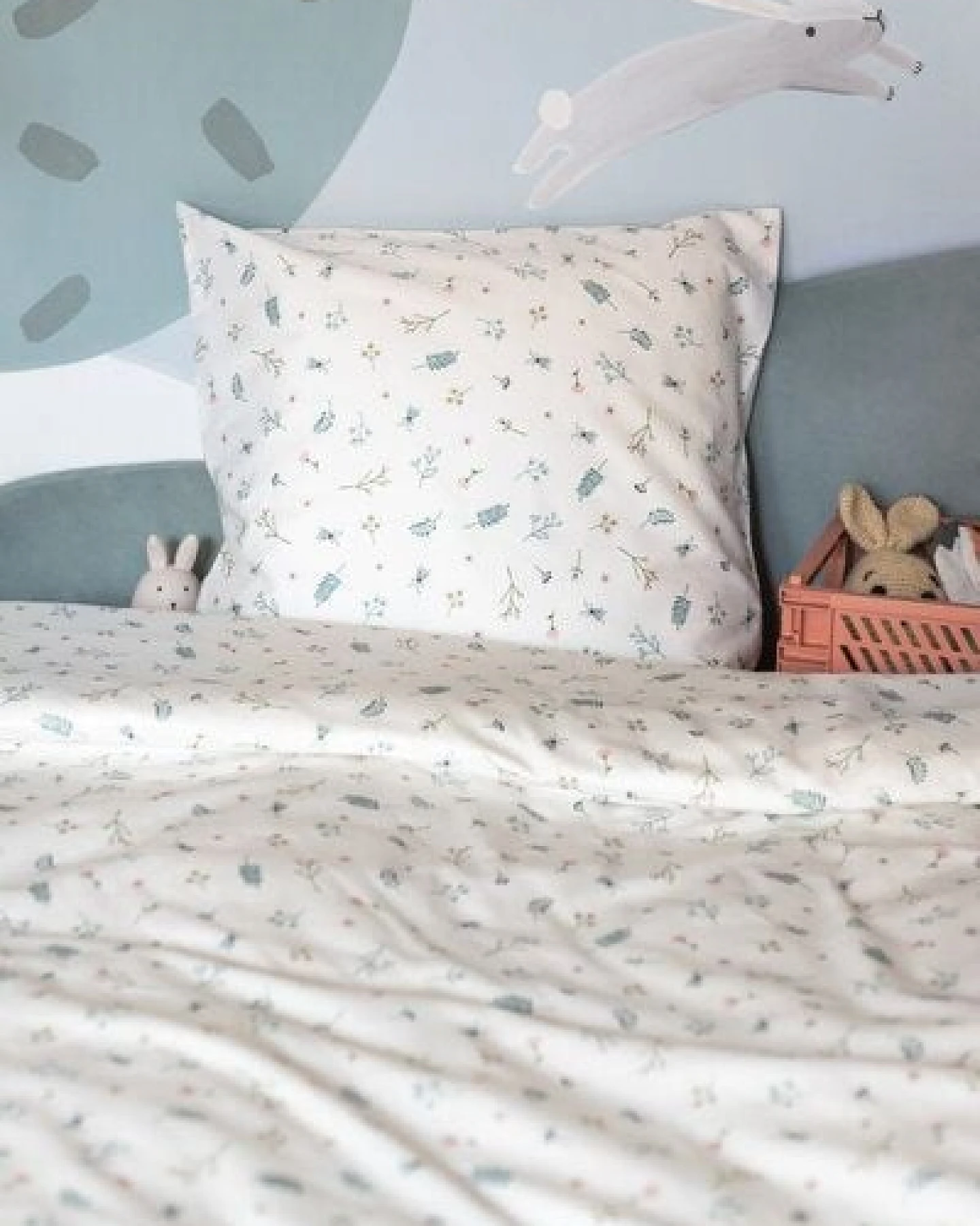 Lesen - Design-Bettwäsche Nachhaltiges Bettwäsche-Set aus 100% BIO-Baumwollsatin - Käfer – Ansicht 3