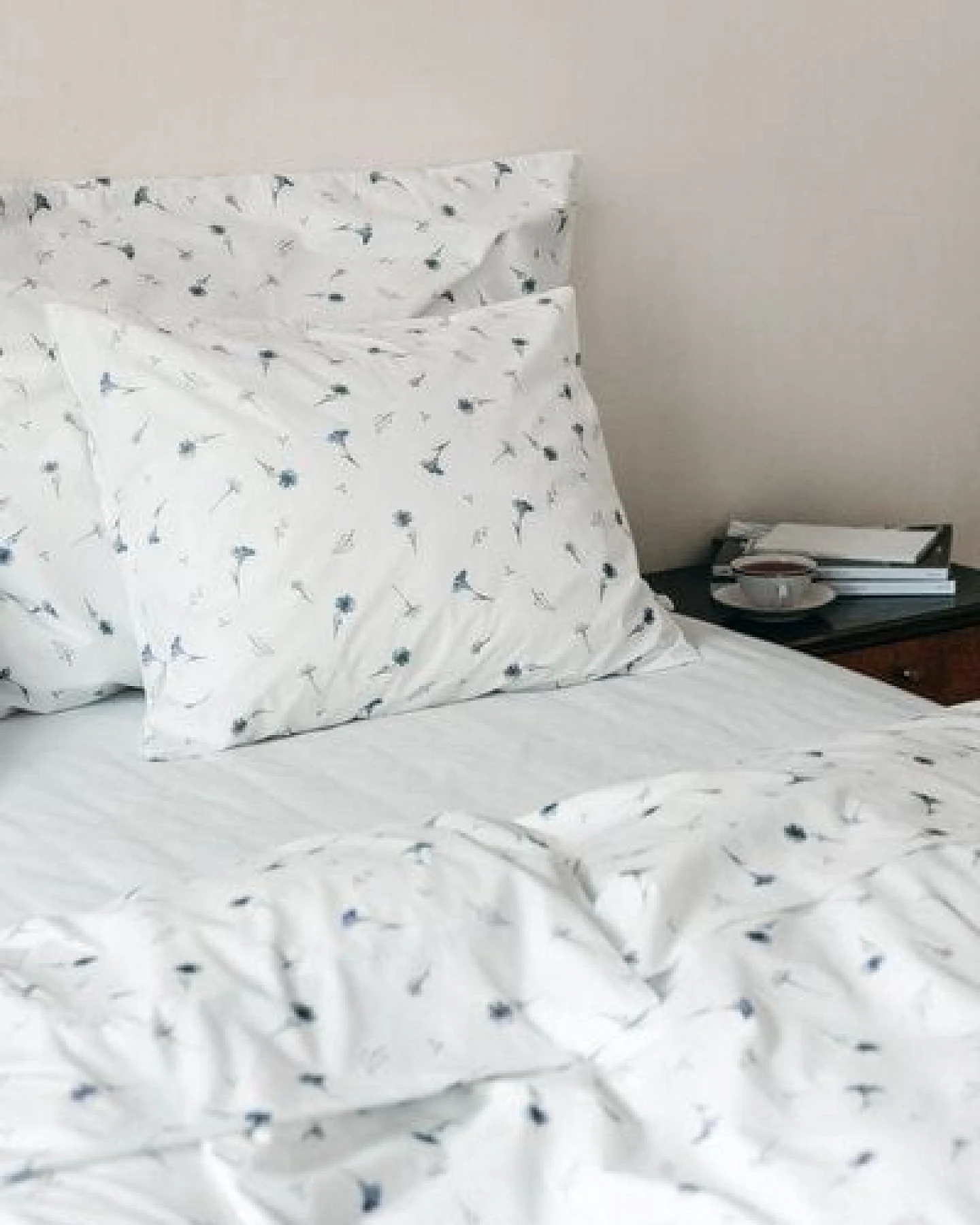 Lesen - Design-Bettwäsche Nachhaltiges Bettwäsche-Set aus 100% Popeline - Kornblume – Ansicht 2