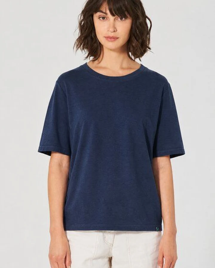 Hempage Damen T-Shirt Hanf/Bio-Baumwolle