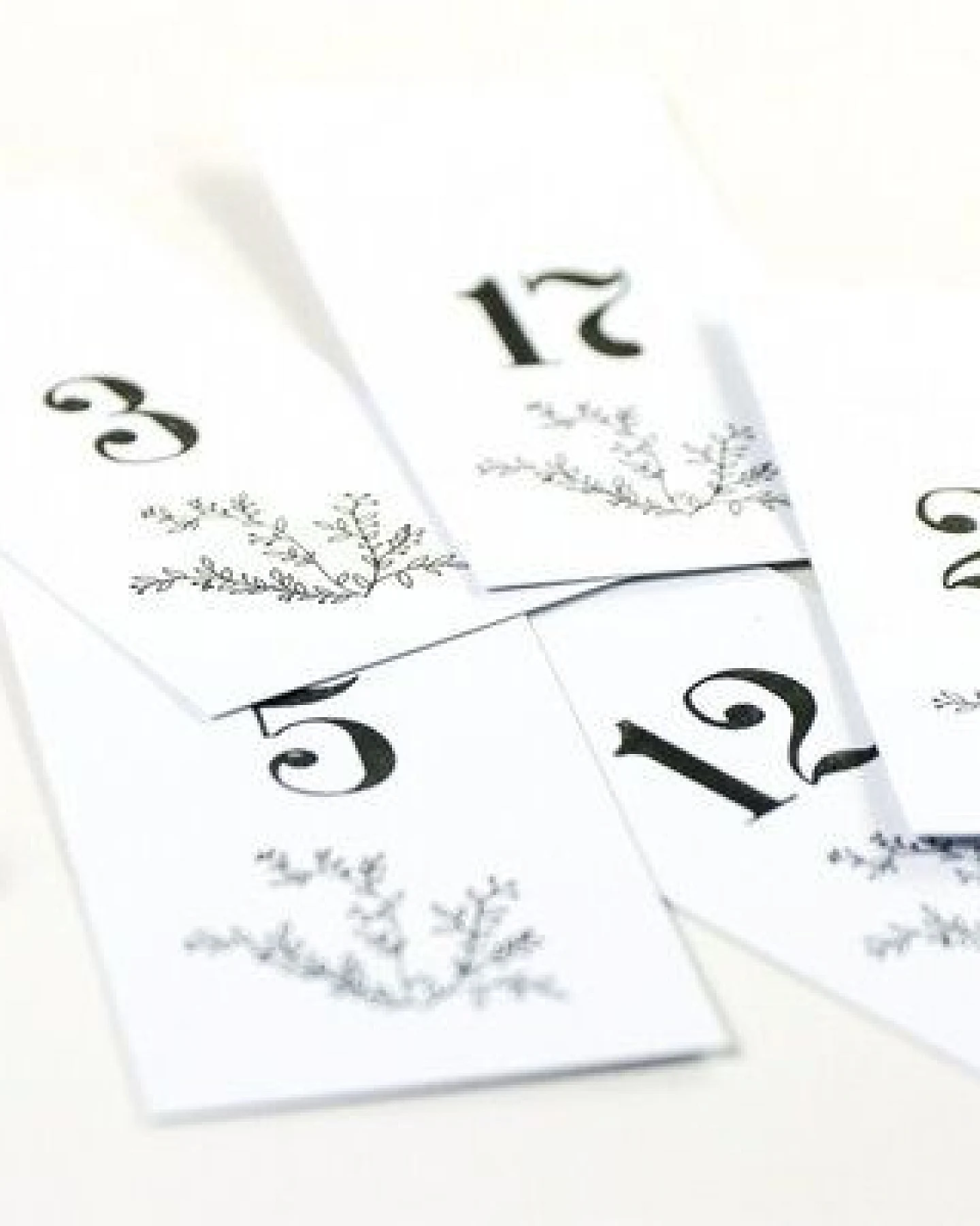 STUDIO KARAMELO Adventskalender Zahlen Anhänger – Ansicht 2