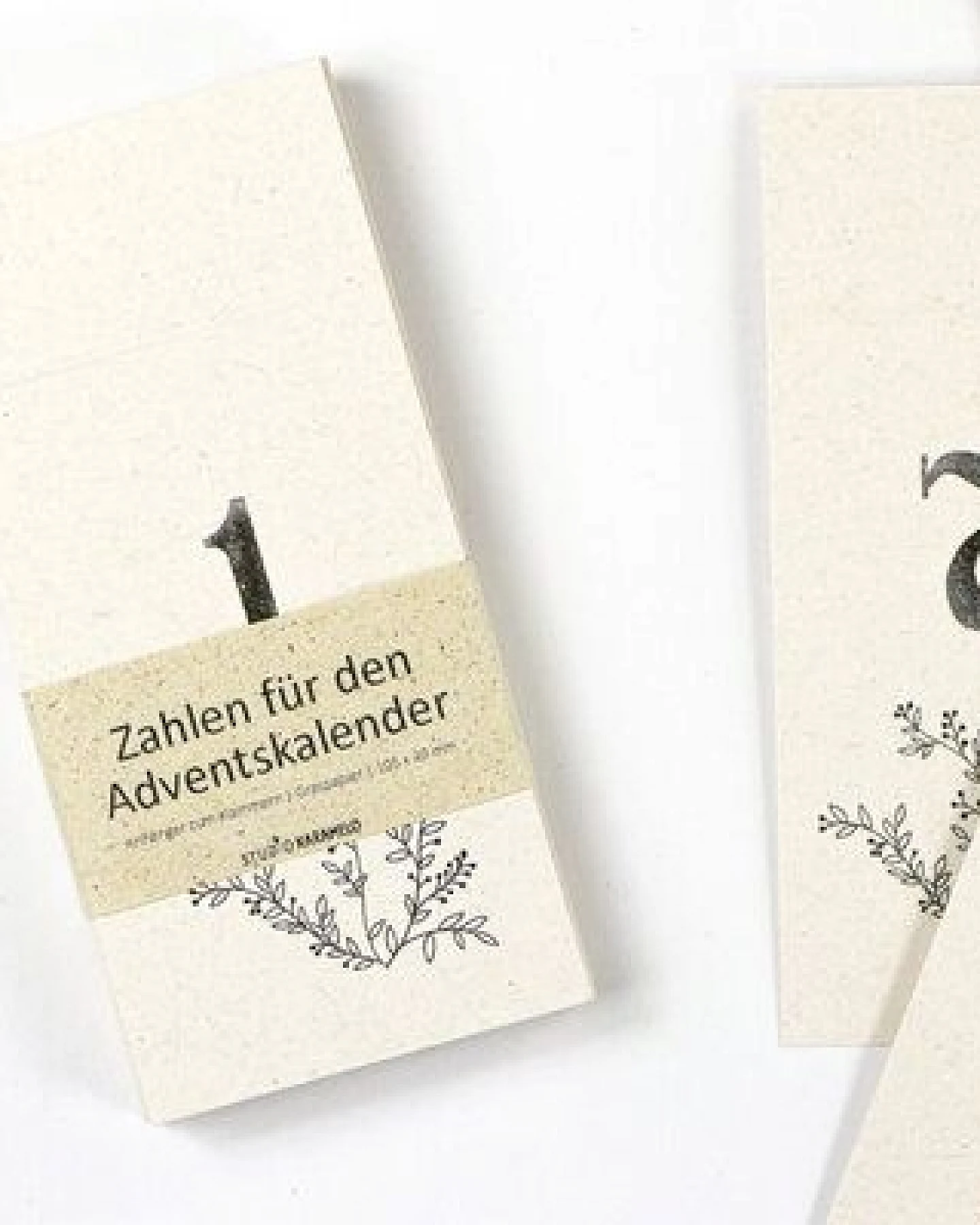 STUDIO KARAMELO Adventskalender Zahlen Anhänger – Ansicht 2