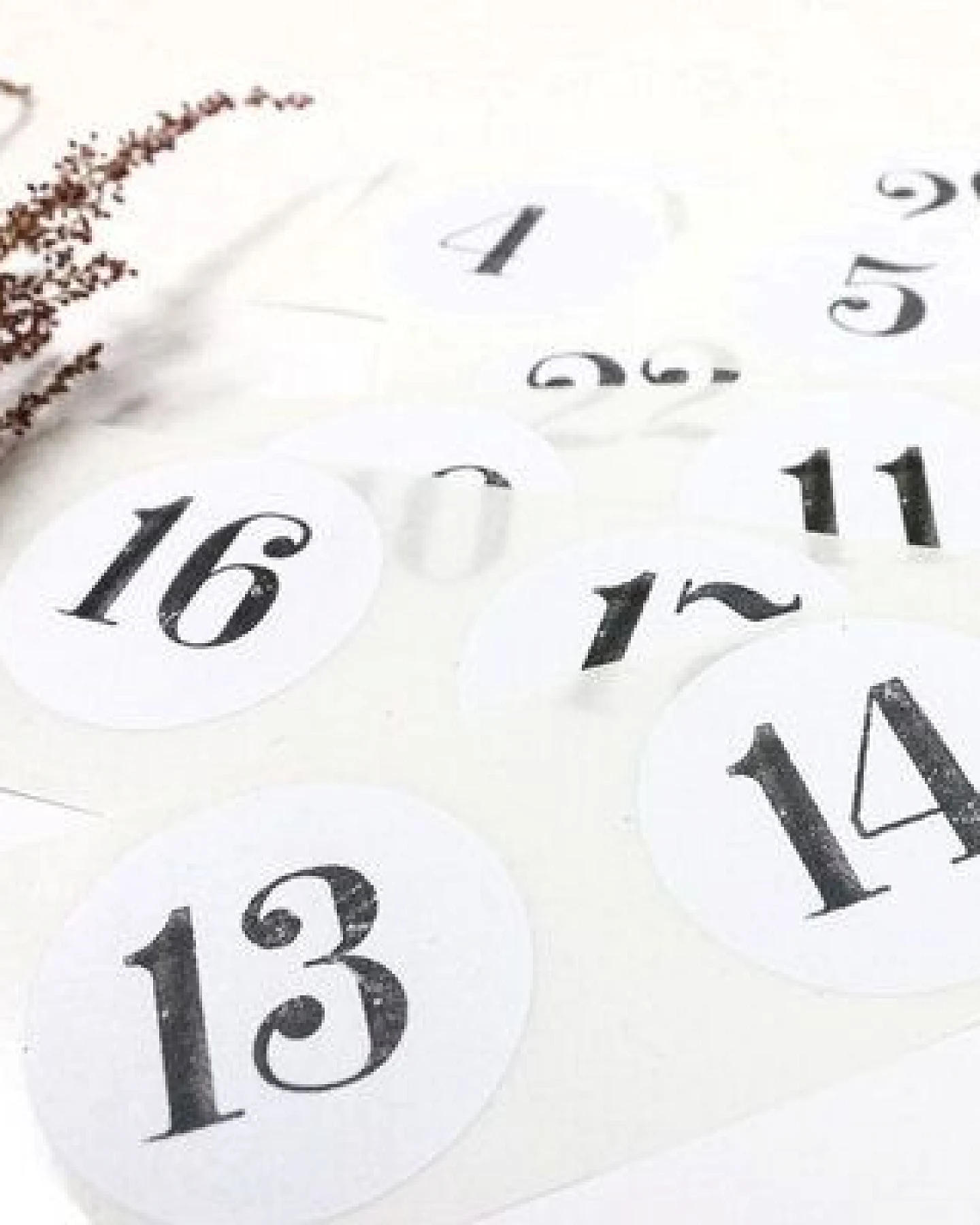 STUDIO KARAMELO Adventskalender Zahlen – Ansicht 2