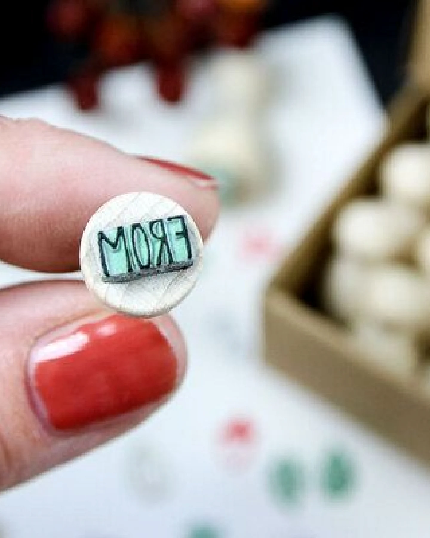 STUDIO KARAMELO HAPPY ADVENT Weihnachts-Stempel Set mit Stempelkissen – Ansicht 4