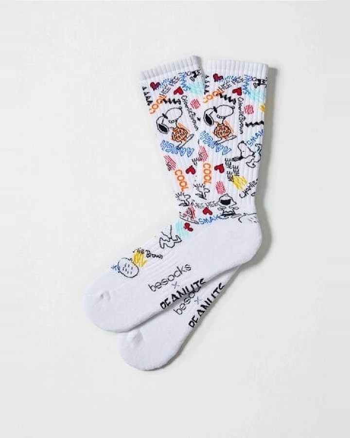 BeSocks Bio-Tennissocken - Snoopy Urban Street