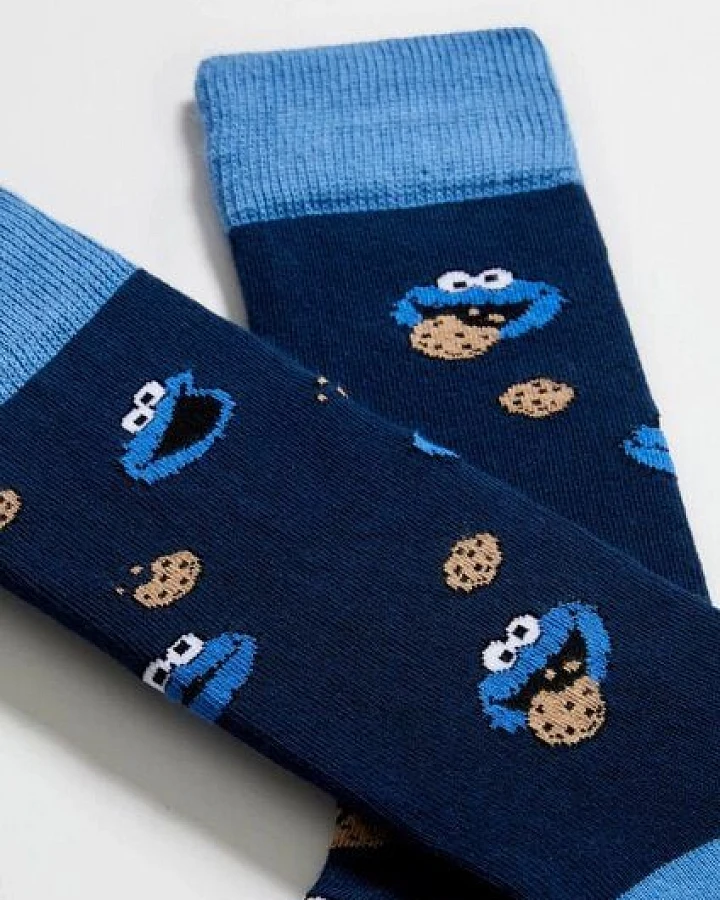 BeSocks Bio-Baumwollsocken - Krümelmonster